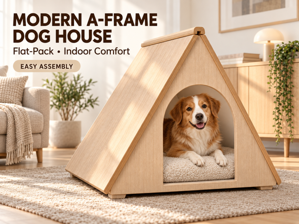 Modern Ahşap Köpek Kulübesi