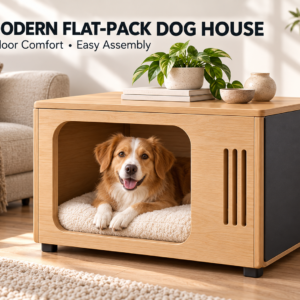 Modern Ahşap Köpek Kulübesi